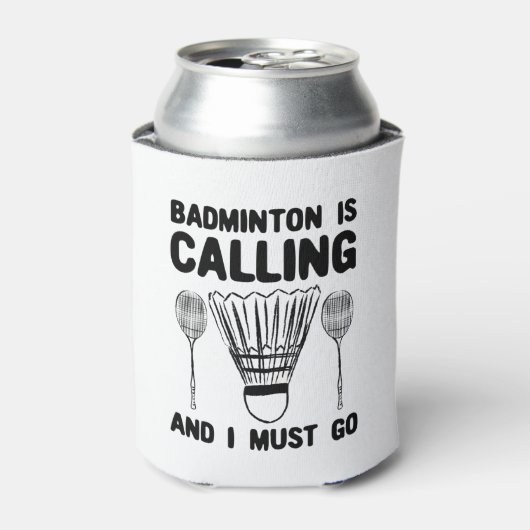 Badminton - Badminton Is Calling Blikjeskoeler (Blikje Voorkant)