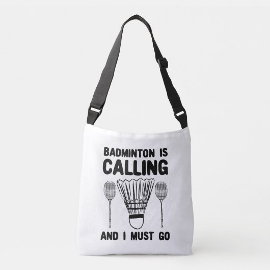 Badminton - Badminton Is Calling Crossbody Tas (Voorkant)