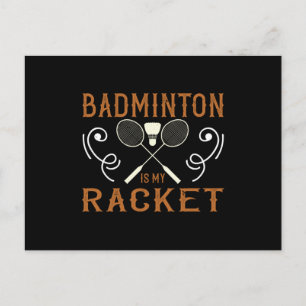 Badminton - Badminton is mijn racket Briefkaart