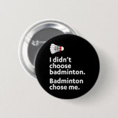 Badminton Badminton Kies Mij Ronde Button 5,7 Cm (Voorkant /achterkant)