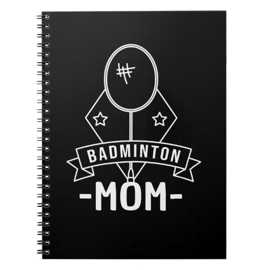 Badminton - Badminton Mom Notitieboek (Voorkant)