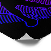 Badminton Badminton Player Men Women Shuttle Poster (Hoek)