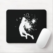 Badminton Badminton Player Mens Squash Shuttle  Muismat (Met muis)
