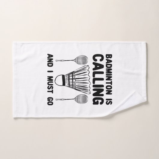 Badminton - Badminton Roept Handdoek (Handdoek)