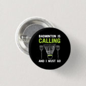 Badminton - Badminton roept Ronde Button 3,2 Cm (Voorkant /achterkant)