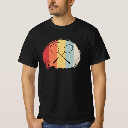 Badminton Badminton Speler Cadeau T-shirt (Voorkant)