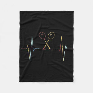 Badminton - Badmintonracket Hartslag Fleece Deken
