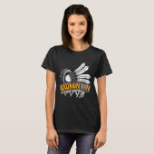 Badminton - Badmintonspeler Shuttle Birdie T-shirt (Voorkant volledig)