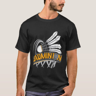 Badminton - Badmintonspeler Shuttle Birdie T-shirt