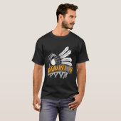 Badminton - Badmintonspeler Shuttle Birdie T-shirt (Voorkant volledig)