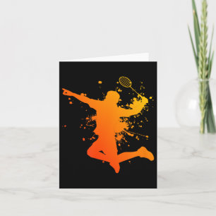 Badminton Badmintonspeler Squash Shuttle  Kaart