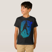 Badminton Badmintonspeler Squash Shuttle T-shirt (Voorkant volledig)