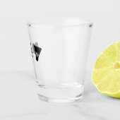 Badminton Bal Hartslag Shot Glas (Rechts)