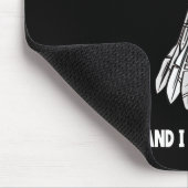 Badminton belt en ik moet gaan shuttle muismat (Hoek)