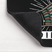 Badminton belt en ik moet gaan shuttle muismat (Hoek)