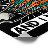 Badminton belt en ik moet gaan shuttle poster (Hoek)