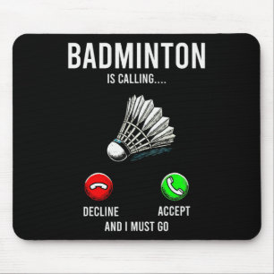 Badminton belt met Shuttle Lover Player Coach GR Muismat