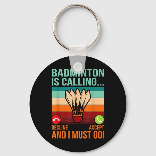 Badminton belt met Shuttle Lover Player Coach GR Sleutelhanger (Voorkant)