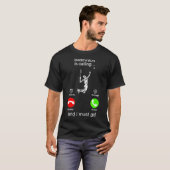 Badminton belt t-shirt (Voorkant volledig)