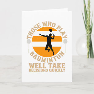 Badminton - Besluiten snel nemen Kaart