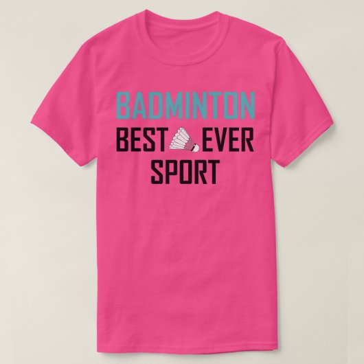 Badminton Best Sport 1 T-shirt (Design voorkant)