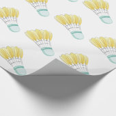 Badminton Birdie Cadeaupapier (Hoek)