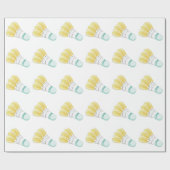 Badminton Birdie Cadeaupapier (Vlak)