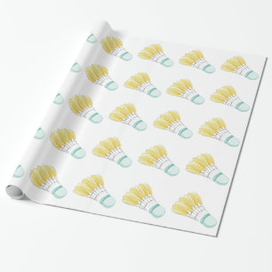 Badminton Birdie Cadeaupapier