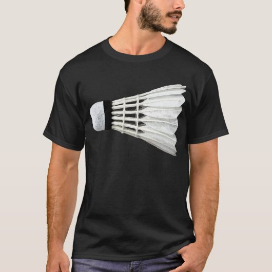 Badminton Birdie Shuttlecock Racket Spike Net T-shirt (Voorkant)