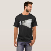 Badminton Birdie Shuttlecock Racket Spike Net T-shirt (Voorkant volledig)
