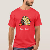 Badminton Birdie T-shirt (Voorkant)