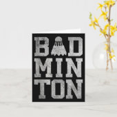 Badminton Birdies Shuttle Badminton Spelers en Lo Kaart (Gele Bloem)