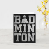 Badminton Birdies Shuttle Badminton Spelers en Lo Kaart (Gele Bloem)