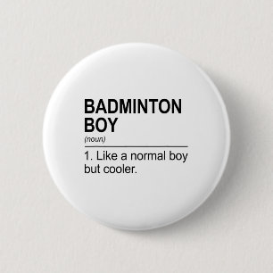 Badminton Boy Noun Definition Shuttle Badminton PL Ronde Button 5,7 Cm