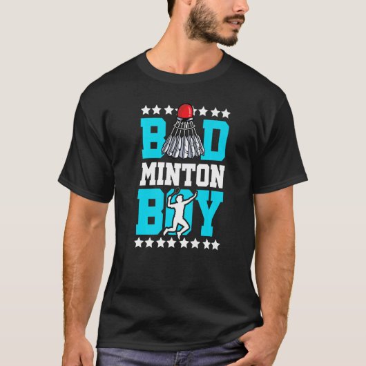 Badminton Boy Noun Definition Shuttlecock Badminto T-shirt (Voorkant)