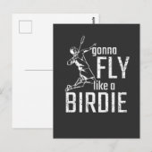 Badminton Briefkaart (Voorkant / Achterkant)