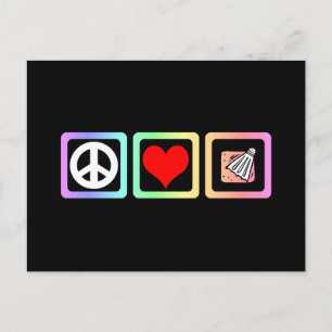 Badminton Briefkaart