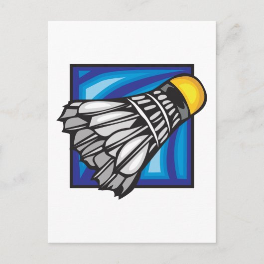 Badminton Briefkaart (Voorkant)
