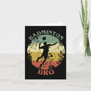 Badminton Bro Distressed  Badminton Brother Kaart