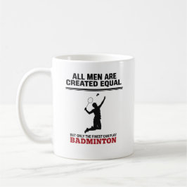 Badminton Cadeau voor Vader Coach Speler Koffiemok