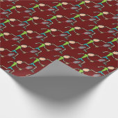 Badminton Cadeaupapier (Hoek)