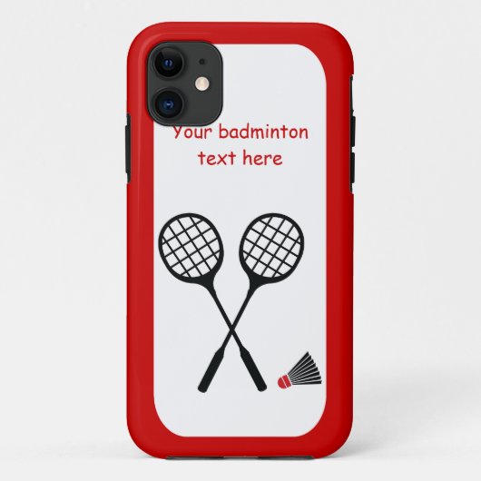 Badminton-cadeaus, racquet- en pendelocks Case-Mate iPhone case (Achterkant)