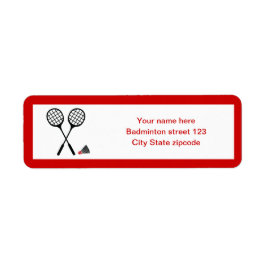 Badminton-cadeaus, racquet- en pendelocks etiket