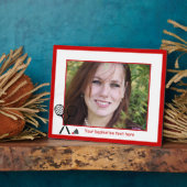 Badminton-cadeaus, racquet- en pendelocks fotoplaat (Zijkant)