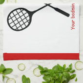 Badminton-cadeaus, racquet- en pendelocks theedoek (Gevouwen)