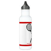 Badminton-cadeaus, racquet- en pendelocks waterfles  (Links)