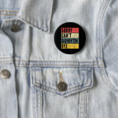 Badminton Cadeaus Sorry Cant Badminton Bye Shuttle Ronde Button 5,7 Cm (In situ)