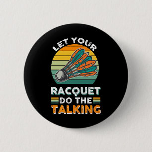 Badminton Challenge Team van TW Ronde Button 5,7 Cm