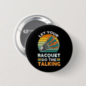 Badminton Challenge Team van TW Ronde Button 5,7 Cm (Voorkant /achterkant)