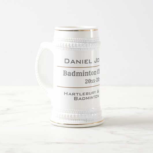 Badminton Champion Bierpul (Voorkant links)